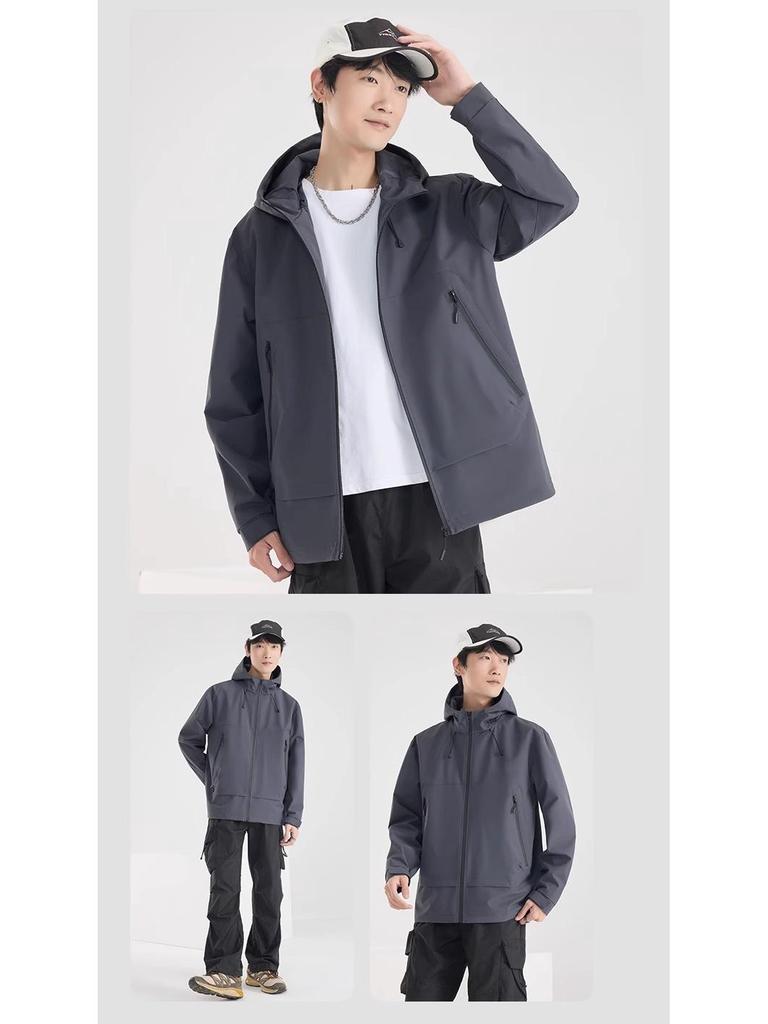 Woodpecker Unisex Windproof & Waterproof Jacket for Spring & Autumn - Tower Riding & Mountaineering Style