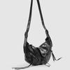 2025 New Women's Bag Large Capacity Motorcycle Underarm Bag High-end Fashionable Niche Design Single Shoulder Crossbody Bag