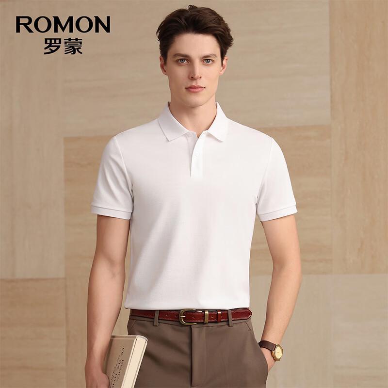Luomeng Men s 7A Antibacterial Modal Short Sleeve Polo Shirt M
