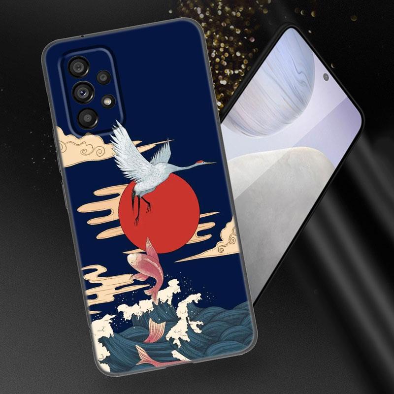Japanischen Stil Anime Telefon Fall Für Samsung A04 A21 A30 A50 A52 S A13 A14 A22 A23 A32 A53 A73 5G a11 A12 A31 A33 A51 A70 A71 A72