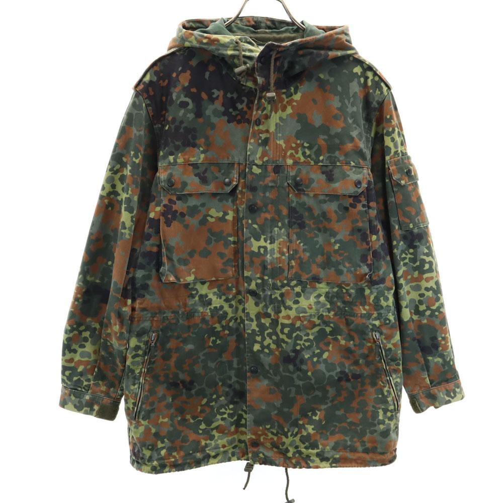 GERMAN MILITARY 90s euro military flector camo Military jacket Hoodie Men's Used