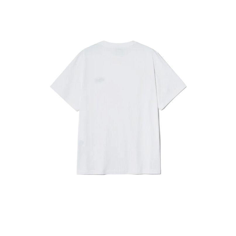 New FILA T Shirts Unisex Gray White OWH FS2RSH2101X-OWH