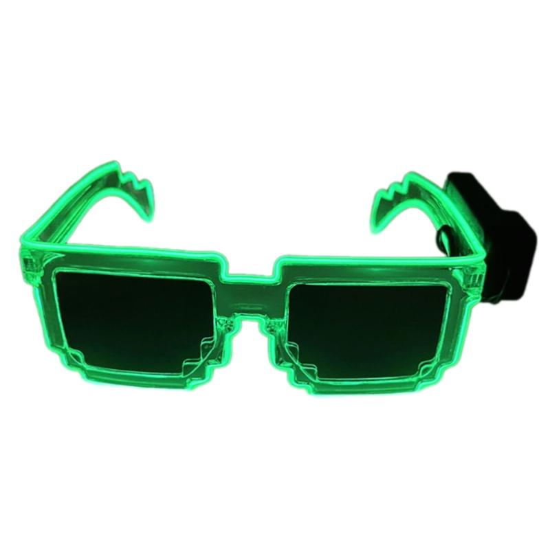 LED Light Up Sunglasses With Fashion Frame and Lens For Night Parties And Festival Event Gathering Dressingup Eyewears