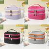 Minimalist Business Toiletry Bag With Spliced Mesh And Lightweight Design For Men And Women