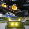 2024 LED three-side light-emitting working lamp fog driving light 5 inch 90w 6500k white yellow off road spot light 4x4 SUV