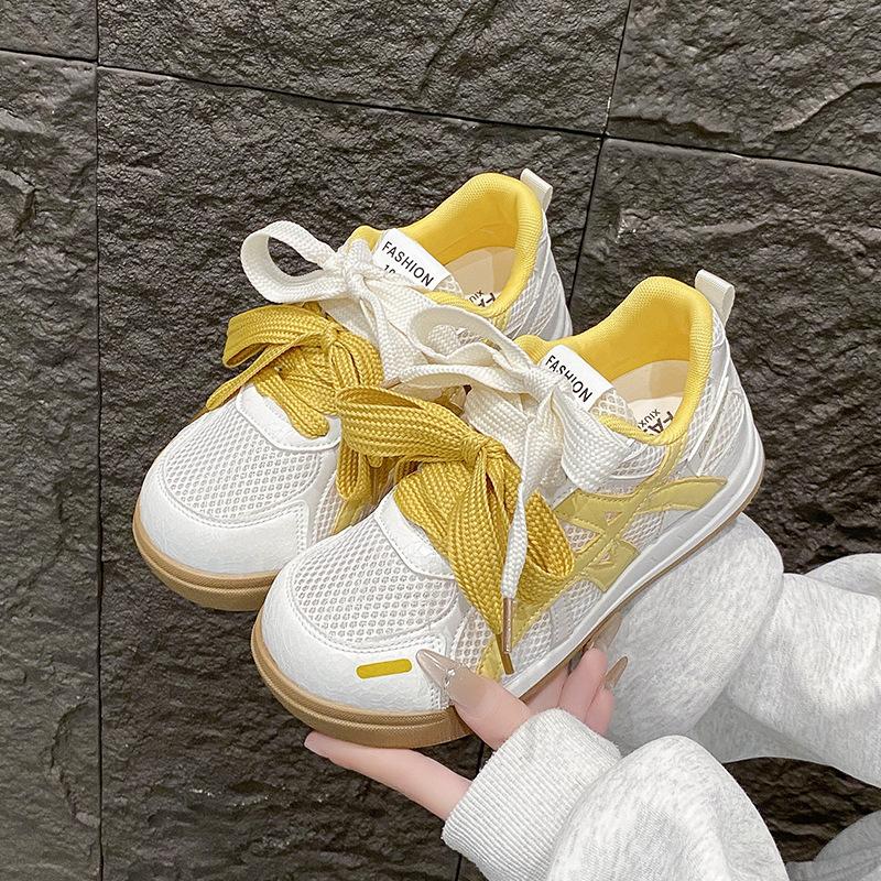 Thick-soled German Training Shoes Women's Mesh Breathable 2025 Summer New Niche Versatile Forrest Gump Shoes Sports and Leisure Shoes Children