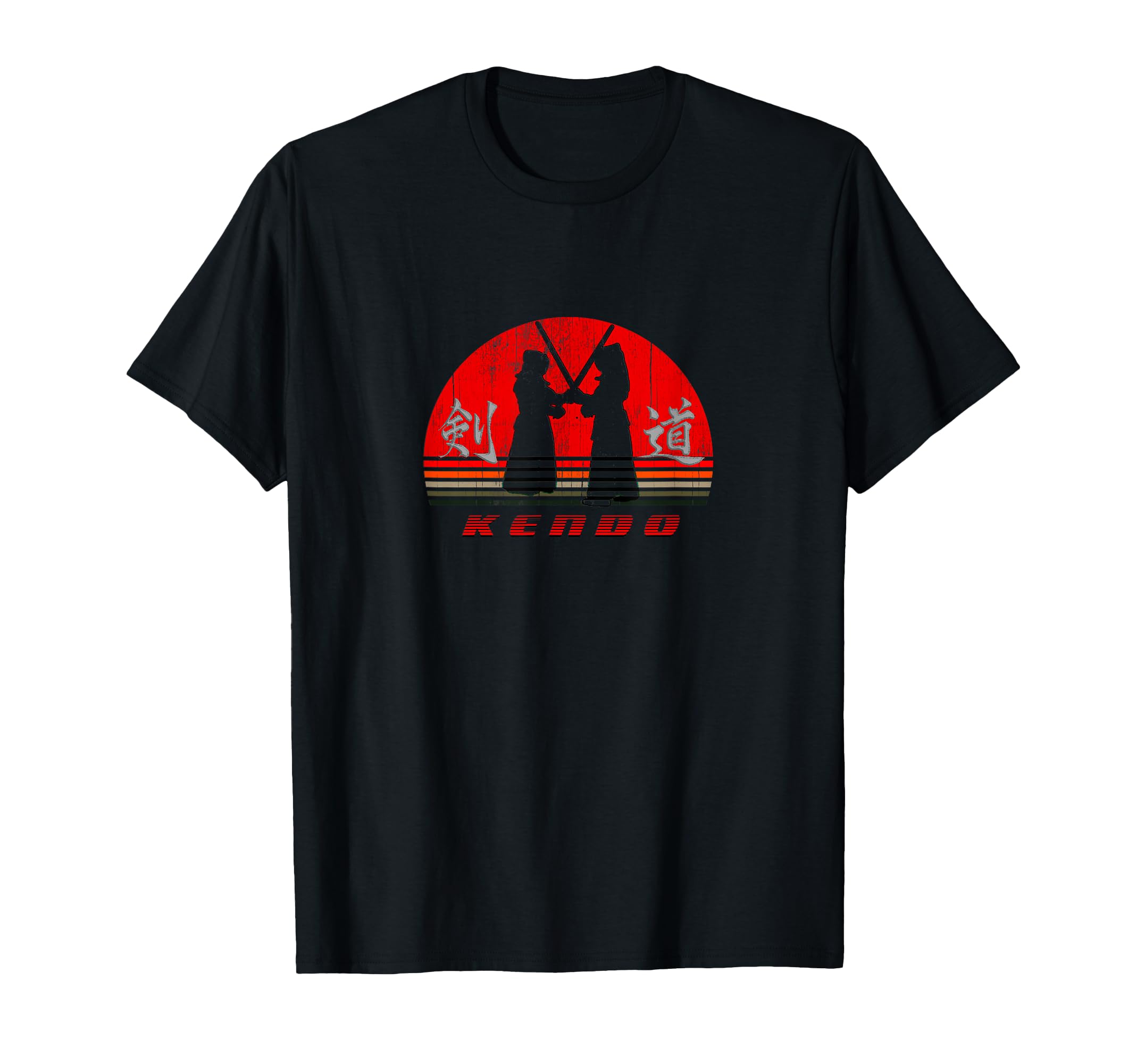 

vintage style Kendo, T-shirt чёрный