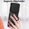 KEYSION Magnetic Phone Case for ZTE nubia Neo 2 5G Slide Camera Protection Upright Kickstand 360° Ring Shockproof Back Cover