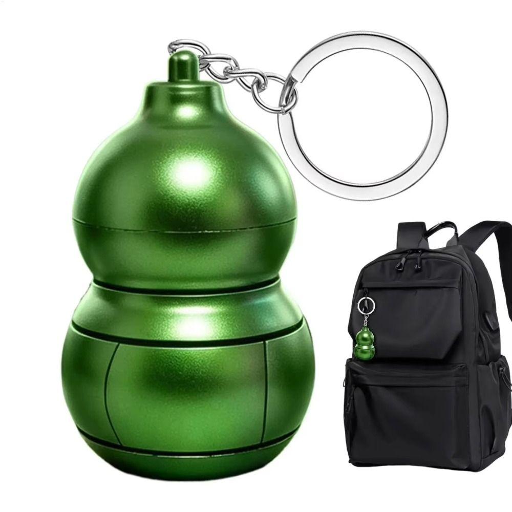 Gourd Shape Gourd Finger Gyro Keychain Detachable Mini Rotating Gadget Hanging Charm