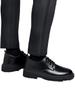 Men's Black Leather Martin Boots - British Style Casual Formal Shoes for Summer 2025