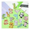 Diamond Art Animal Set of 15 Keychain DIY Kit Rhinestone Glitter Beads Charm Diamond Painting Pendant