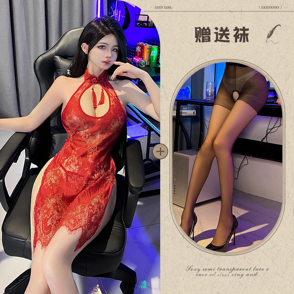 Sex lingerie sex fun pajamas couple passion suit sexy uniform seduction cheongsam woman