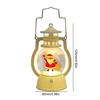 Christmas Portable Lantern Battery Operated Santa Claus Snowman Oil Lamp with Handle Xmas New Year Gifts for Table Decoration