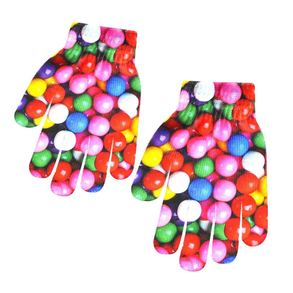 Niños Niñas Invierno Cálido 3D Estampado Animal Tejido Mascota Guantes Lindos Moda