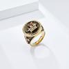 High Quality Luxury Vintage Papal Cross Titanium Ring for Men Hip Hop Jewellery Street Hipster Wear Finger Ring