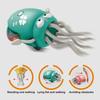 Creative Dancing Octopus Toy Crawling Auto-sensing Avoiding Obstacles Electronic Pet With Music Light Kids Christmas Gifts