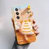 For OPPO Reno 12 Pro Case Cute Bear Cartoon Frog Back Cover Matte Silicone Soft Phone Case For OPPO Reno 12 Reno12 Pro 5G Fundas