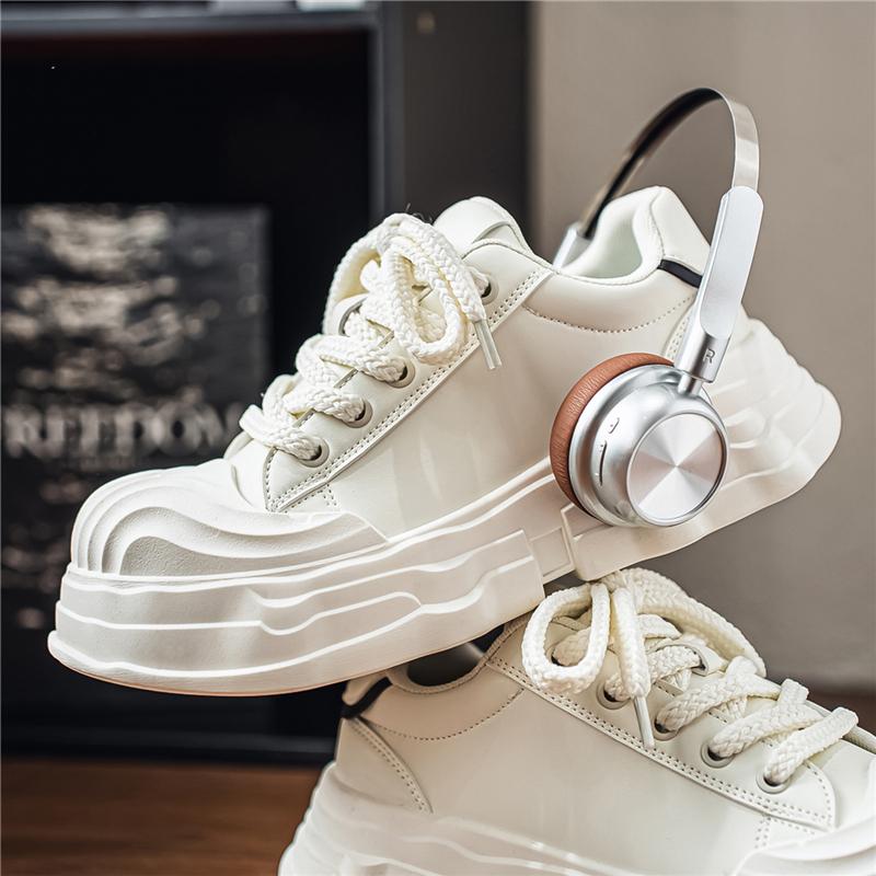 Trendige Schuhe Großer Kopf Schuhe Design Dicke Sohlenplatte Schuhe Hässlich Süß Brot Schuhe Herren Freizeitschuhe