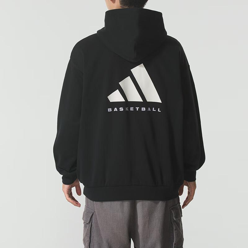 Adidas Basketball FW25 Sports Hoodie Long Sleeve Sweatshirt Unisex Hoodies JX5597