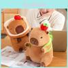 Charming Capybara Plush Doll Available In Multiple Colors With Soft Pp Cotton Filling