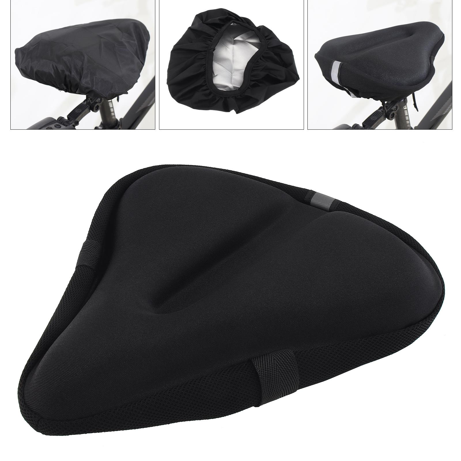 Soft Silicone Bicycle  Cover, Thickened Waterproof & Breathable Design, Widened Comfort Seat Protector for All Types of Bikes