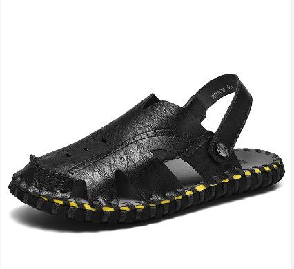 Popular Baotou Slippers Men's New Autumn Outdoor Beach Sandals Men's Trend Men's Shoe Sewing
