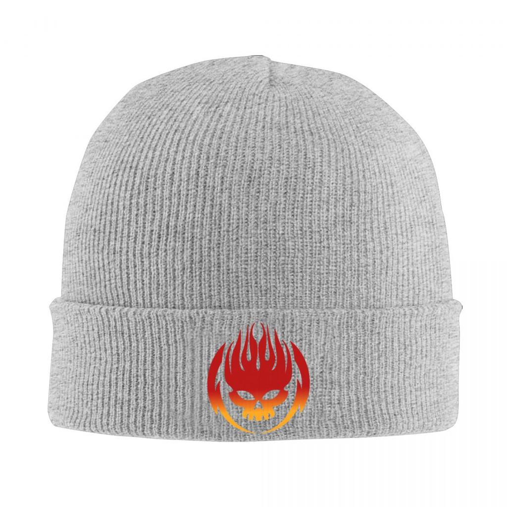 Punk The Offspring Warm Knitted Cap Winter Knit Bonnet Hat Skullies Beanies Hip Hop Caps for Unisex