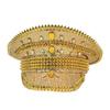 Women Wedding Bride Hat Queen Luxury Rhinestone Hat Punk Rivet Acrylic Gemstone Hat Hen Festival Birthday party Hat