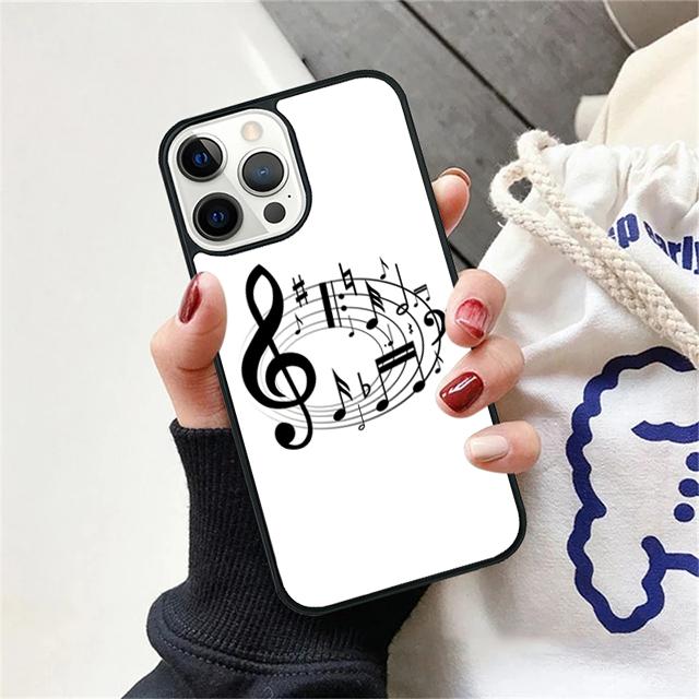 Piano Keys Music Coque Shell For iPhone 17 Air 15 16 14 13 12 Pro Max 11 Pro Max Plus Phone Case Cover