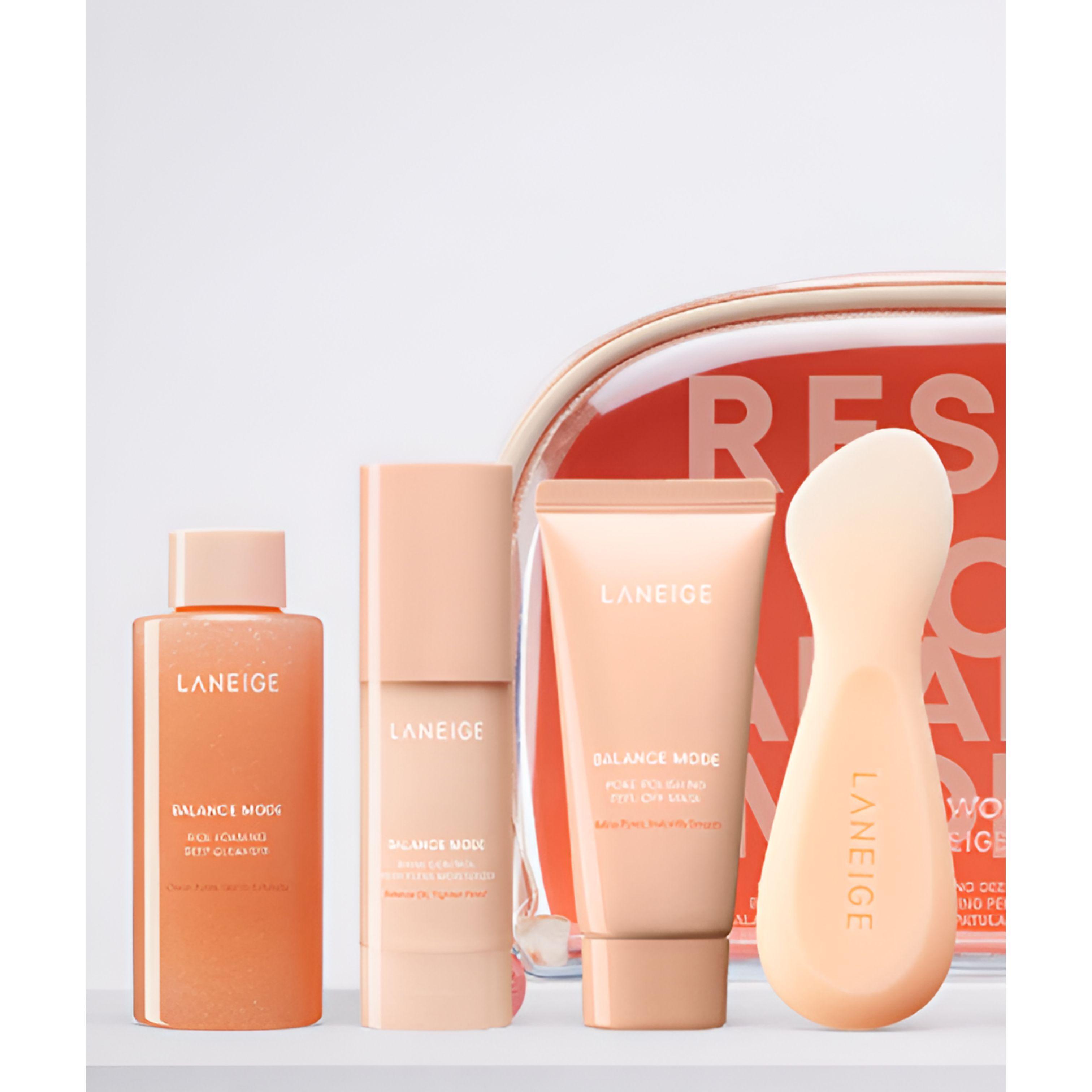 LANEIGE Get Into Balance Mode 3-Piece Set(Cleanser 80ml + Moisturizer 30ml + Mask 30ml)