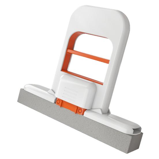 1/2/3 ks Mini mop s designem hlubokých drážek Mokrý/suchý houbový mop Jednoruční ždímací rukojeť Skládací stolní mop