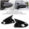 Pair of Rear Side Mirror Cover Caps Housing Addon Fit for MK7 MK7.5 R 20132020(Gloss Black )