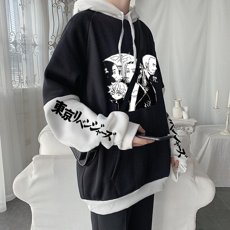 Anime Tokyo Revengers Cosplay Hoodie Manga Cartoon BRAHMAN Imaushi Wakasa i Senju Kawaragi Graphics Unisex Luźne Bluzy