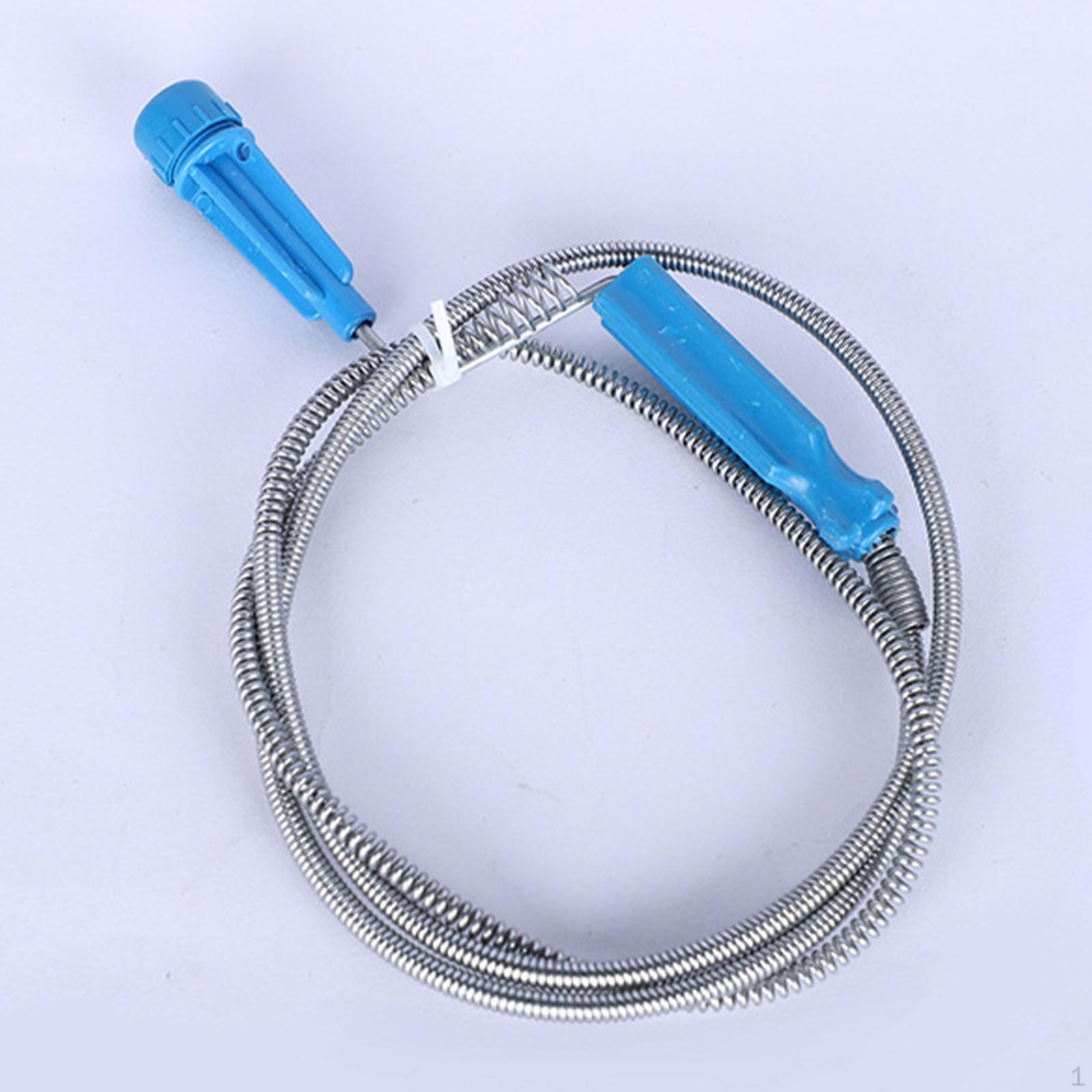 

Инструмент для удаления стальных засоров, очиститель канализации, ловушка для волос, очиститель раковины, очиститель змей, сливной шнек для туалета, кухонной раковины, канализации, ванной комнаты, ванна - 1,4 м 1.8m