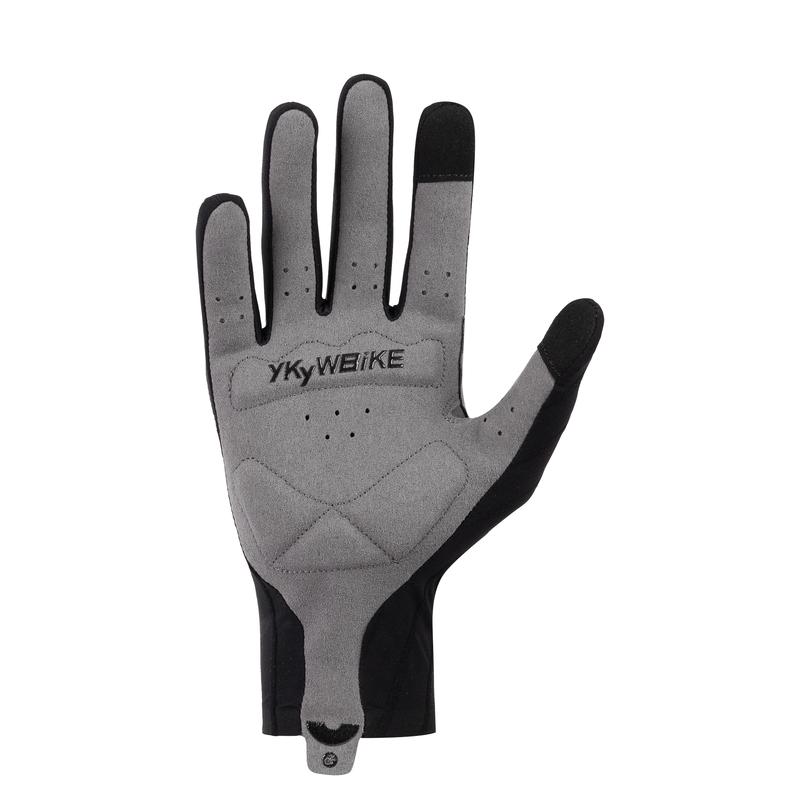 YKYWBIKE Cycling Gloves Woven Aerodynamic Striped Bicycle Sports Gloves Anti-Slip Riding Gloves Shock-absorbing Road Bike Gloves