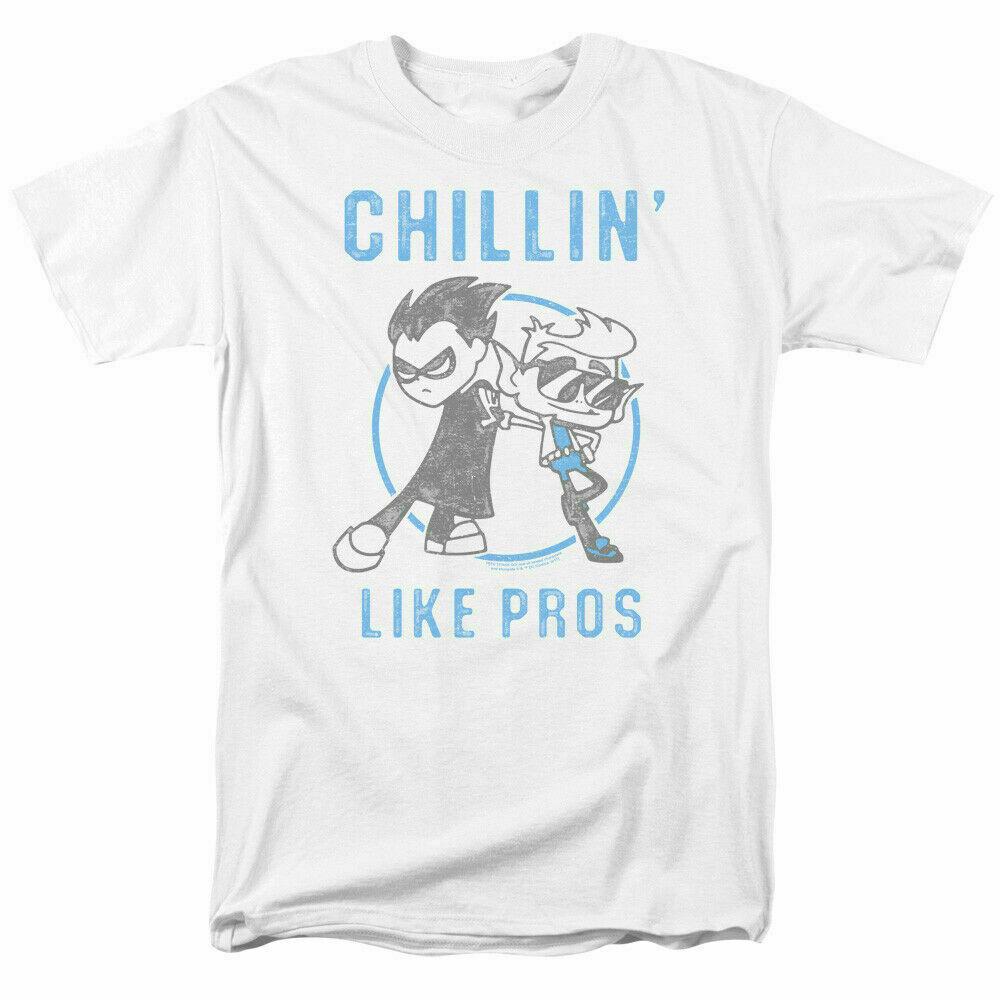 26 Teen Titans Go! Like Pros T Shirt Mens Licensed Cartoon Merch Beast Boy White Unisex T-Shirt L