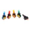 12V Led Toggle Switch 3-Pin 10A 3-Pin Asw-14D Short Handle With Led Lights Waterproof