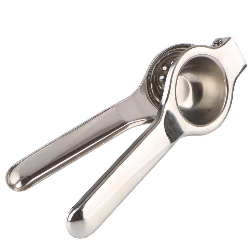 

Бытовая маленькая соковыжималка из нержавеющей стали, пресс для фруктов, кухонные инструменты, мини-ручная соковыжималка для лимона, портативная серебряный