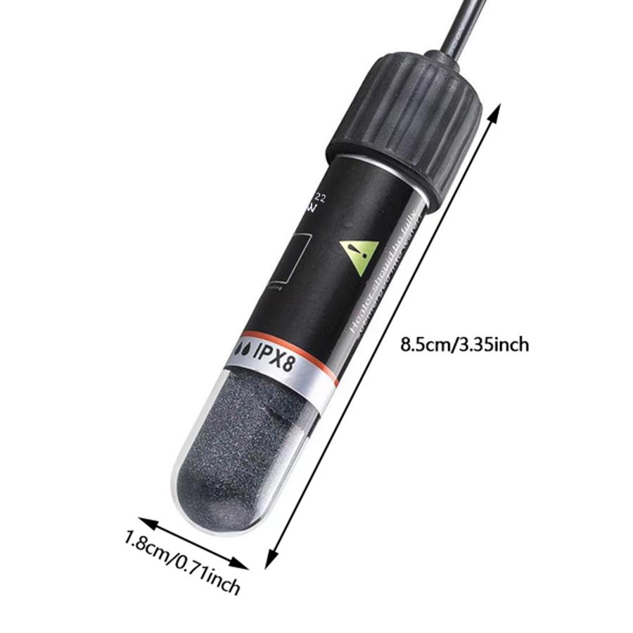 

Мини-аквариумный нагреватель USB для маленького аквариума, 26°C, постоянная температура, погружной термостат, 10 Вт чёрный
