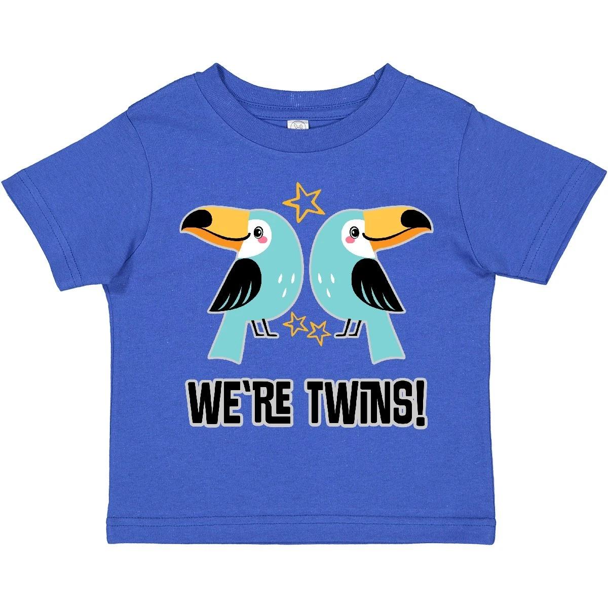 

Inktastic Twin Boys Toucan Birds Matching Toddler T-Shirt Babies New Multiples 100