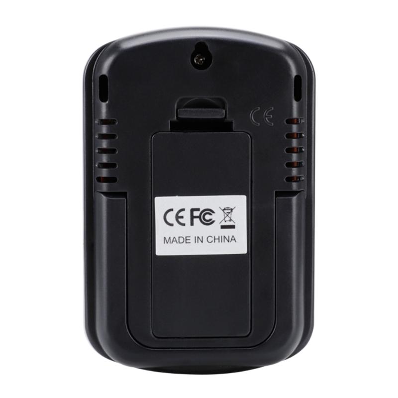 Wall Mount Wireless Indoor Outdoor Thermometer Gauge Digital Easy To Read Gauge for Home Bedroom Office Monitor