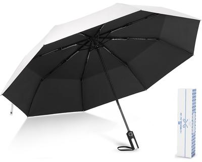 Folding Umbrella X UV Suitable for Both Sunny and Rainy Automatic Opening and Large Perfect for Rainy Sun UV 8 Storage Pouch 103cm Diameter 380g