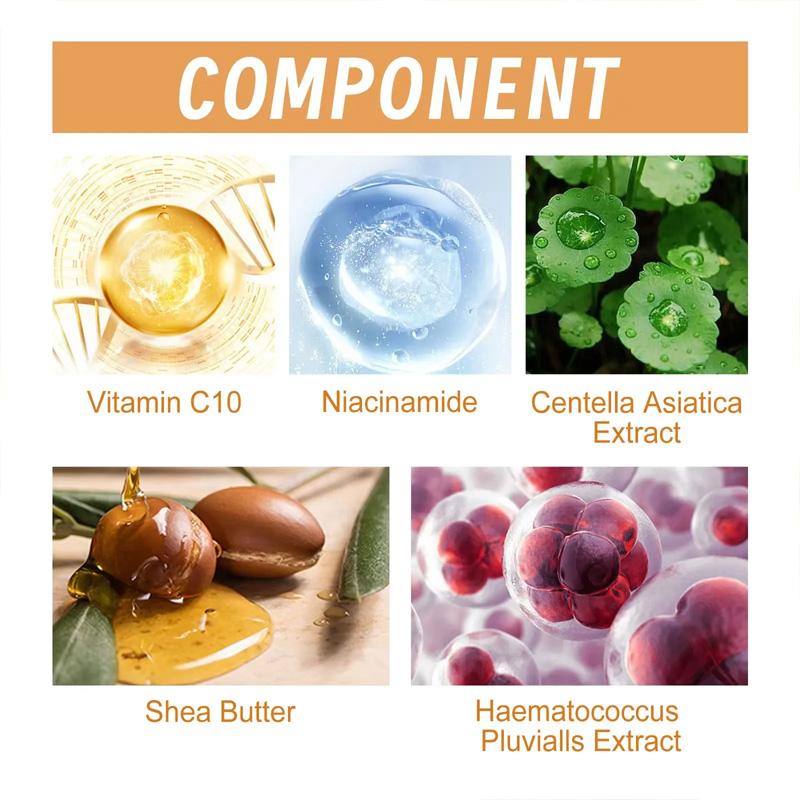 Vitamin C Wrinkle Remover Face Serum Lifting Firming Fade Fine Lines Anti-aging Essence Whitening Brighten Nourish Skin Care 30ml