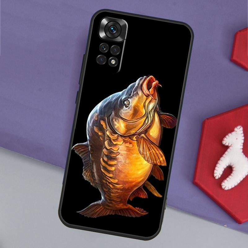 Carp Fishing Funda For Xiaomi Redmi Note 14 13 Pro 12 11 9 10 9S 10S 11S 12S Redmi 14C 10C 12C 13C Case