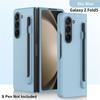 Slim Matte Case For Samsung Galaxy Z Fold 5 5G Case With Pen Slot Holder Hard Plastic Fold Shockproof Cover Skin Feel Protection Shell