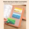 PU Leather Money Savings Challenge Binder Cash Envelopes Binder  Bank Card Storage
