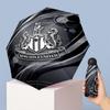 Newcastle United Football Pattern Printed Mini 5 Folds 8 Ribs Compact Umbrella Windproof Waterproof Lightweight Portable Folding