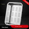 304 Stainless Steel Rectangular Drain Basin