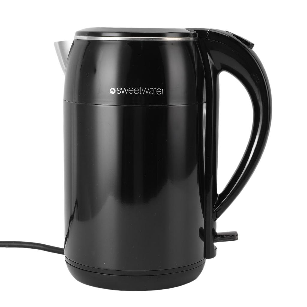 Electric Kettle 1.8L Capacity 1500W Stainless Steel Double Layer Anti Scald Automatic Power Off Hot Water Heater Boiler