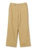 Beams Boy Women's Wide Chino Work Pants, Beige 2